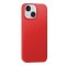 Husa protectie compatibila cu apple iphone 14 plus, slim, htpmag, camera superprotect, interior din microfibra, rosu 32.422
