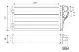 VALEO 812322 Schimbator caldura, incalzire habitaclu