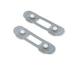 Set 2 mini sigurante universale pentru usi si dulapuri BabyJem, gri