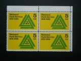 SUA BLOC DE 4 NESTAMPILAT MNH
