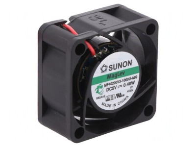 Ventilator DC Axial 5V 40x40x20mm 10,65m3/h 16,5dBA Vapo foto