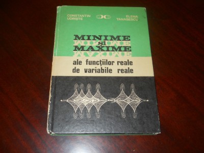 Minime si maxime ale functiilor reale de variabile reale- C Udriste, Tanasescu foto