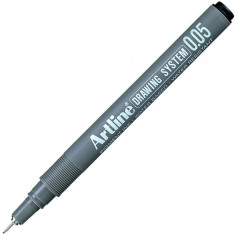 Marker Pentru Desen Tehnic Artline, Varf Fetru 0.05mm - Negru