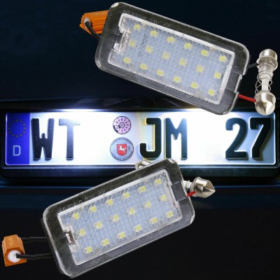 Lampi numar LED pentru Fiat 500, 500C, Abarth 500, 500C 2007-2016 foto