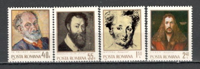 Romania.1971 Pictori-Autoportrete YR.524