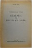 Curriculum Vitae Victor Iancu - Memoriu Titluri si Lucrari - Carte Veche, Bibliofilie
