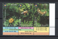 Cook Island 2014 MNH, nestampilat - Mi. 1990-92 - Insecte, fluturi - with tabs foto