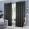 Draperie tip tesatura in cu inele auriu antic, Madison, 150x270 cm, densitate 700 g/ml, Solin, 1 buc