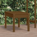 Banca Gradina vidaXL Lemn Masiv Pin Maro Miere 80x44x45 cm, Exterior, Terasa, Curte, Balcon, Veranda