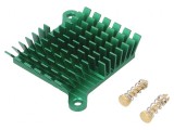 Radiator Verde cu Aripioare BGA 40mm x 38mm