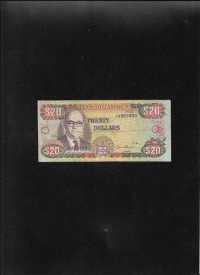 Jamaica 20 dollars 1995 seria883800 foto