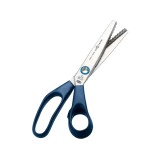 Foarfeca de croitorie din otel inoxidabil cu sistem de auto strangere cu inel, lame zimtate pentru taiere zig-zag, manere inegale, Premax, 20cm (8&Prime;)