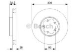 Disc frana FORD TRANSIT platou / sasiu (2006 - 2014) BOSCH 0 986 479 307