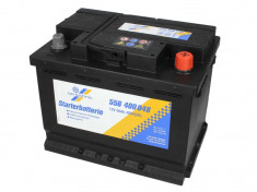 Baterie CARTECHNIC 12V 56Ah 480A ULTRA POWER (R+ Borna standard) 242x175x190 B13 - flansa montare 10.5 mm (Pornire) foto