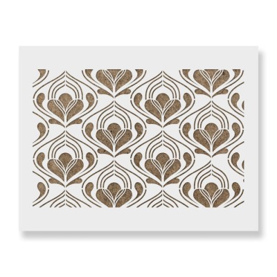 Sablon 900x600x0.7mm Bohemian Heart Refolosibil, model MXSP7023 foto