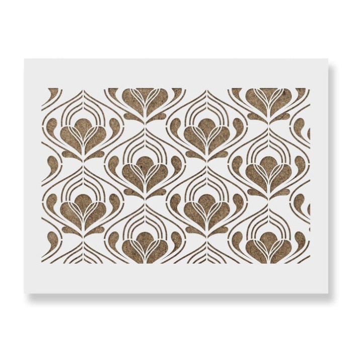 Sablon 900x600x0.7mm Bohemian Heart Refolosibil, model MXSP7023