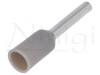 Terminal cablu 0.75mmp 8mm izolat gri