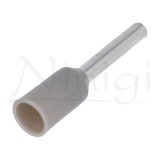 Terminal cablu 0.75mmp 8mm izolat gri