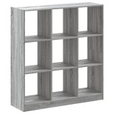 Cumpara ieftin Biblioteca, gri sonoma, 102x32x108 cm, lemn prelucrat