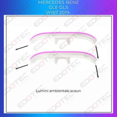 Lumini ambientale Mercedes W167-03 2019-2023 dedicat lumini spatar scaun control telefon sau sistem original CarStore Technology foto