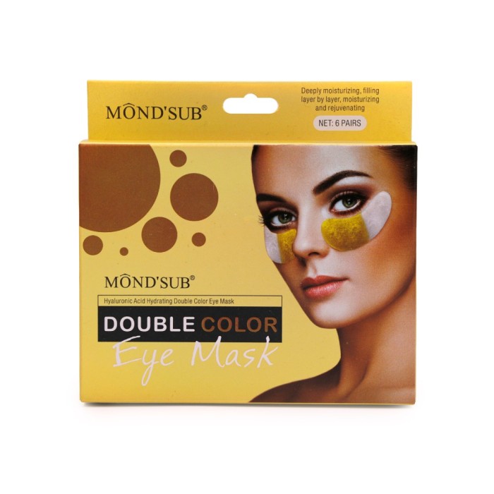 Patch-uri hidrogel pentru ochi Mond&#039;Sub, Hyaluronic Acid Hydrating Double Color Eye Mask