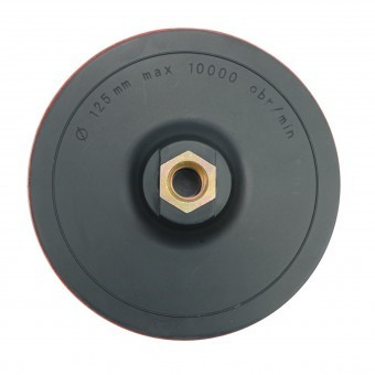 Suport disc abraziv pentru polizor unghiular, fixare tip Velcro, 125mm, Vorel 08315 foto