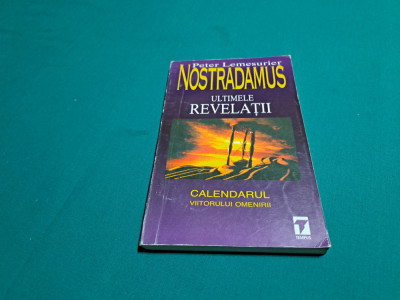 NOSTRADAMUS *ULTIMELE REVELAȚII / PETER LEMESURIER /1996 * foto