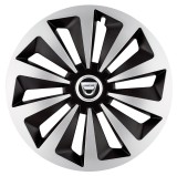 Cumpara ieftin Set 4 capace roti Fox Gri-Negru R17 pentru gama auto Dacia, Autohelix MSA