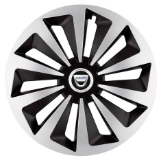 Set 4 capace roti Fox Gri-Negru R17 pentru gama auto Dacia