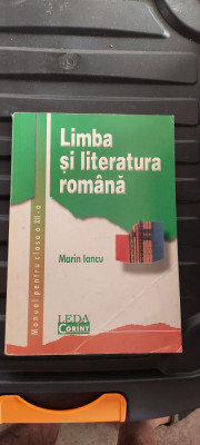 LIMBA SI LITERATURA ROMANA CLASA A XII A - MARIN IANCU ,EDITURA CORINT foto