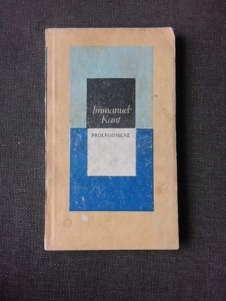 PROLEGOMENE - IMMANUEL KANT