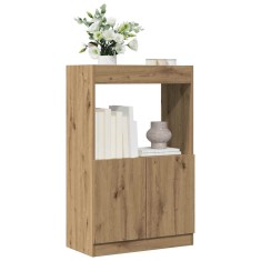 vidaXL Dulap &icirc;nalt, stejar artizanal, 63x33x140 cm, lemn prelucrat