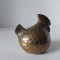 Figurina vintage de bronz, gaina, anii 60, Mid Century, 5x5cm, miniatura