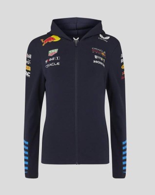 Red Bull Racing hanorac de damă cu glugă official zip navy F1 Team 2024 - L foto