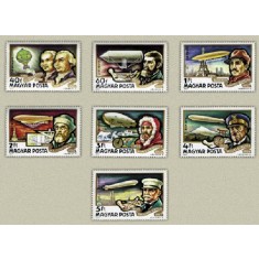 Ungaria 1977 - Dirijabile, serie neuzata