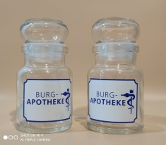 2 sticlute sticla pentru preparate farmaceutice foto
