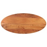 Blat de masa oval, 110x50x2,5 cm, lemn masiv de acacia GartenMobel Dekor, vidaXL