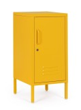 Cumpara ieftin Comoda 1 usa otel galben Cambridge 40x35x76 cm