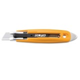 Cumpara ieftin Cutter ergonomic, lama trapezoida, retractabil cu arc, OLFA