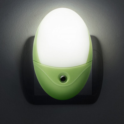 Lumină de veghe cu senzor &amp;ndash; 240 V &amp;ndash; verde foto
