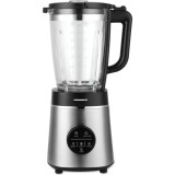 Blender de masa Heinner Bette Noir HBL-D1400SS, 1400W, capacitate 1.75L, viteza variabila, sistem siguranta, lame inox, carcasa inox, negru/argintiu