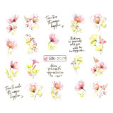 Cumpara ieftin Tatuaj Unghii LUXORISE Magic Flowers, BN-2079