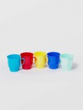 Cana pentru ceai cu maner, plastic, STERK, 9x9 cm, diverse culori