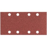 Bosch 2609256A82 - Foaie abraziva dreptunghi 185x93 mm 8 gauri granulatie 80 10 buc