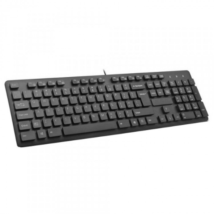 Tastatura multimedia DeLux KA150U USB Negru