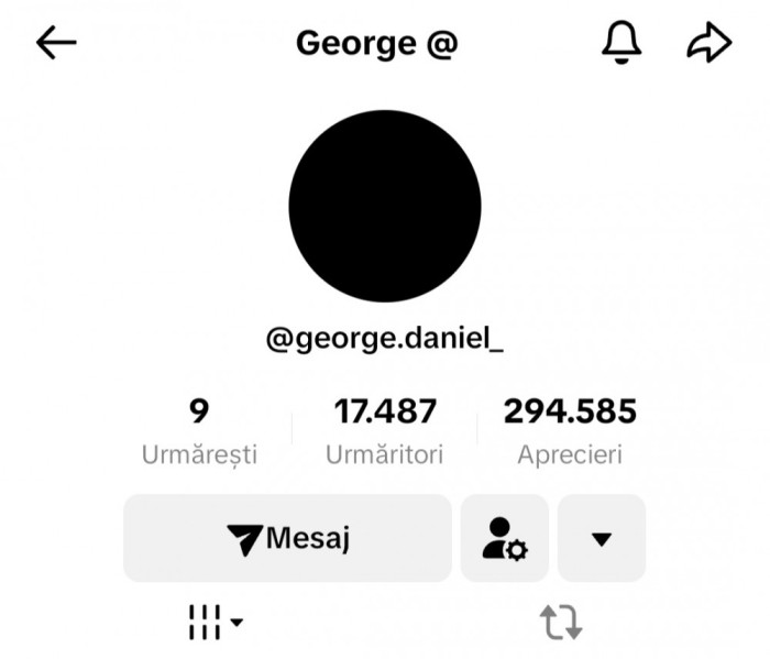 Cont tiktok de v&acirc;nzare 17.4K
