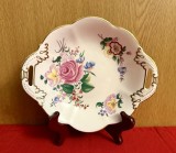 FRUCTIERA DIN PORTELAN ENGLEZESC- MARCAJ COALPORT- BONE CHINA L19,5cm