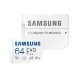 Cumpara ieftin Card de memorie MicroSD Samsung Evo Plus cu Adaptor SD, Memorie 64 GB, Interfata UHS-I SmartElectro IntelligentHouse