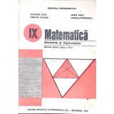 MATEMATICA. GEOMETRIE SI TRIGONOMETRIE. MANUAL PENTRU CLASA A IX-A-AUGUSTIN COTA, MARIANA RADUTIU, MARTA RA-337644