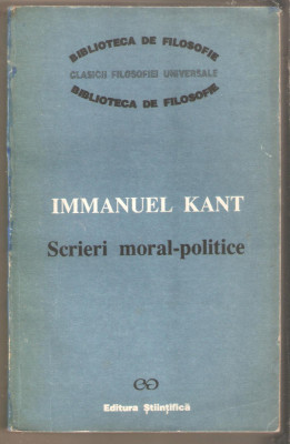 Immanuel Kant-Scrieri moral-politice foto